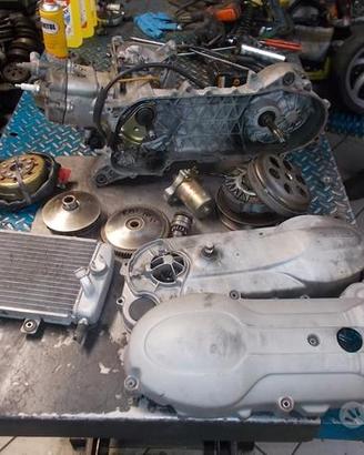 Runner 125 180 2T : motore radiatore statore