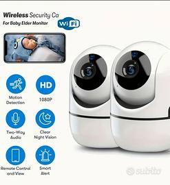2 Telecamere di sorveglianza domestica wireless 