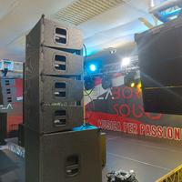 impianto line Array elaboration sound 
