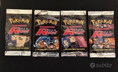 Bustine vuote TEAM ROCKET 1° edizione