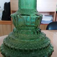 Vaso Empoli verde in vetro