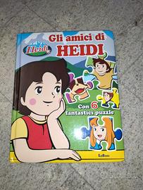 libro gli amici di Heidi con nr.6 puzzle