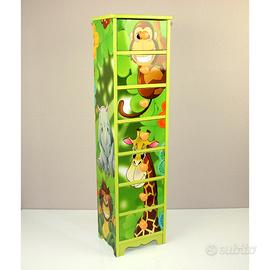 Cassettiera per bambini Jungle