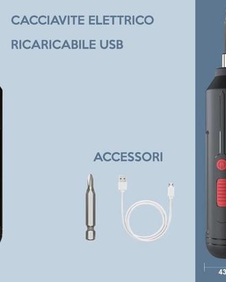 cacciavite elettrico ricaricabile usb
