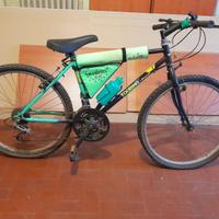 Mountain bike TOURING BY BIANCHI colore verde nero