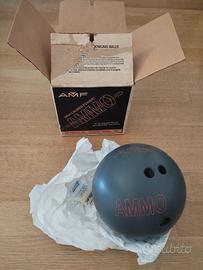 Palla da bowling vintage AMF AMMO Urethane 16 lb