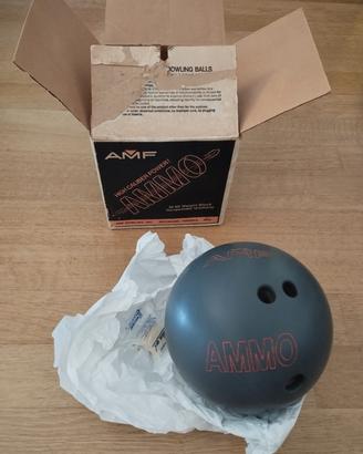 Palla da bowling vintage AMF AMMO Urethane 16 lb
