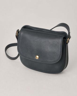 Borsa a spalla vintage blu notte design minimal