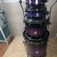 batteria acustica Stocco drums ebiara purple 2 blk