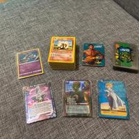 Carte pokemon dragonball tartarughe ninja wwe