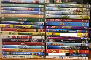 lotto oltre 80 Dvd Walt Disney e cartoni animati