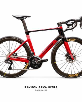 💥 RAYMON ARVA ULTRA RUBYRED/CARBON POWERMETER
