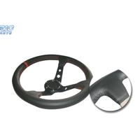 VOLANTE INVERTITO LOOK OMP PELLE SINTETICA NERO BR