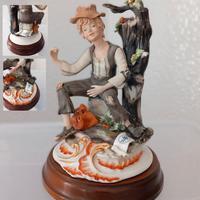 Statua di Capodimonte firmata Sartori - cm 28