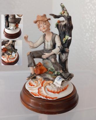 Statua di Capodimonte firmata Sartori - cm 28