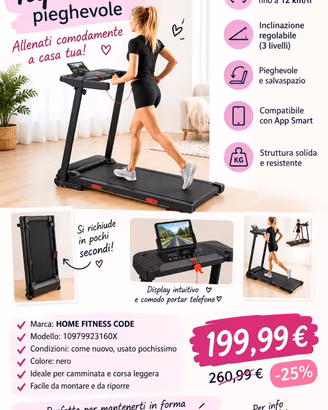 tapis roulant elettrico 