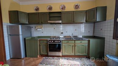 Cucina lineare Snaidero 410 cm stile Country