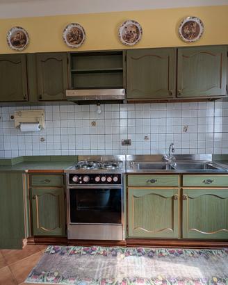 Cucina lineare Snaidero 410 cm stile Country