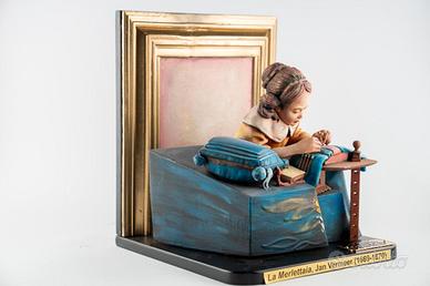 Vermeer “La Merlettaia” – Opera 3D in resina