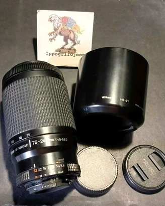 Zoom Nikon AFD 75 240 mm f 4.5 5.6 Autofocus obiet