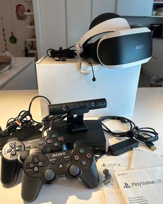 VR 1 PLAYSTATION + 2 CONTROLLER + 1 GIOCO