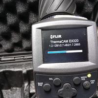 pistola termica con puntatore laser