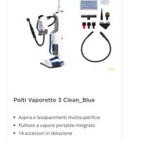 Aspirapolvere/lavapavimenti Polti clean 3