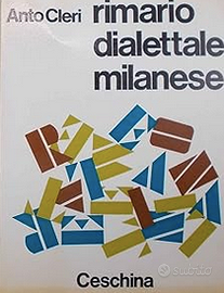 Rrimario dialettale milanese di Anto Cleri