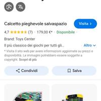 Calcetto pieghevole