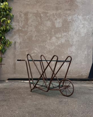 Carrello industriale portavivande anni 50