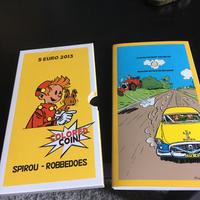 5 euro belgio argento Spirou Robbedoes