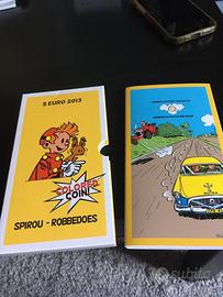 5 euro belgio argento Spirou Robbedoes