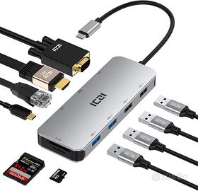 ADATTATORE USB-C 10 IN 1