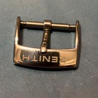 ZENITH Fibbia in acciaio ORIGINALE 16mm