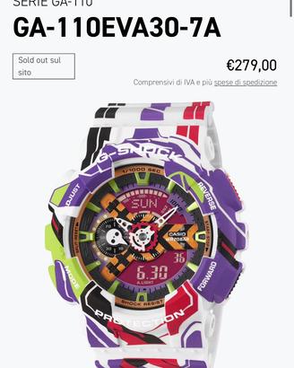 Casio GA-110EVA30-7A Evangelion nuovo