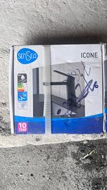 Miscelatore nero opaco sensea icone per bagno