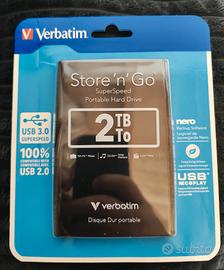 HARD DISK Verbatim 2 TB