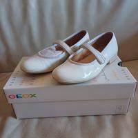 Geox Ballerine Bambina n.32 bianche lucide