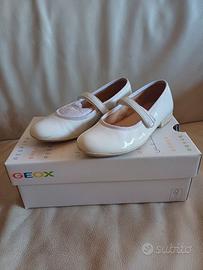 Geox Ballerine Bambina n.32 bianche lucide