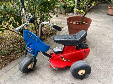 Moto/quad elettrico vintage Giordani per bambini