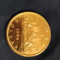 Dollaro canadese Canoa 1966 arg