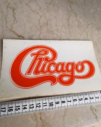 Adesivo Discoteca Chicago Autentico Vintage 