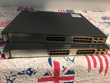 2 Cisco - catalyst 3750g 24