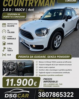 Mini Cooper Countryman 2.0 150cv 4x4