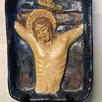 Lucio Liguori – Bassorilievo, piatto in ceramica