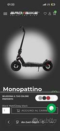 Monopattino elettrico bad bike