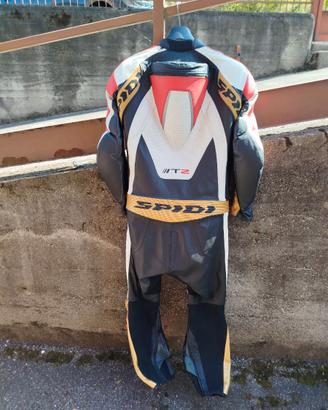 Tuta in pelle per moto marca Spidi