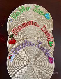 Tovagliette colazione personalizzate