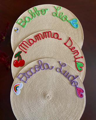 Tovagliette colazione personalizzate