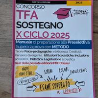 Libro Concorso TFA Sostegno X Ciclo 2025 – Manuale